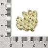 Golden Plated Alloy Enamel Pendants ENAM-L049-01G-02-3