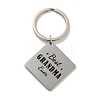 Mother's Day Gift 201 Stainless Steel Word Best Grandma Keychains LS-KEYC-E040-01P-01-1