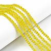 Electroplate Glass Beads Strands EGLA-A044-T6mm-A29-4
