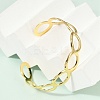 Hollow Out 304 Stainless Steel Cuff Bangles for Women BJEW-Z097-05G-3