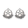 Tibetan Style Alloy Pendants TIBE-N014-16AS-1
