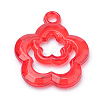 Transparent Acrylic Pendants X-TACR-S144-54-2