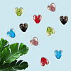 30Pcs 5 Colors Luminous Handmade Gold Sand Lampwork Beads FOIL-PA0001-03-7