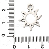 304 Stainless Steel Pendants STAS-M117-01A-P-3
