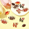 16Pcs 6 Styles Alloy Enamel Pendants ENAM-FS0002-44-8
