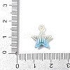 Spray Painted Alloy Pendants PALLOY-S038-05A-3