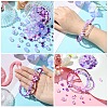 DIY Acrylic & Seed Beaded Stretch Bracelet Making Kit DIY-YW0008-80-6