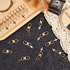 21Pcs 3 Colors Cross Alloy Enamel Pendant Decoration HJEW-CP00002-4