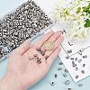 410Pcs 6 style  CCB Plastic Beads CCB-PH0001-17-5
