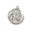 304 Stainless Steel Pendants STAS-B074-08P-07-1