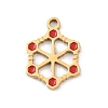 Christmas 304 Stainless Steel Enamel Pendants LS-STAS-B116-03F-G-1