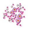Handmade Polymer Clay Cabochons and Plastic Beads for DIY Jewelry Making Findings CLAY-B007-04H-3