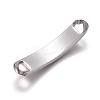 Tarnish Resistant 304 Stainless Steel Bar Links connectors LS-STAS-L222-36A-2
