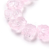Transparent Glass Beads Strands GLAA-F114-01C-3