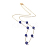 Polymer Clay Rhinestone Beads Necklace BJEW-B078-05G-2