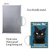 Rectangle Metal Iron Sign Poster AJEW-WH0157-374-3