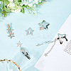 10pcs Iron Alloy Snap Hair Clips PHAR-CP0001-25-7