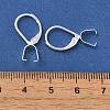 Ion Plating(IP)  304 Stainless Steel Leverback Earring Findings STAS-U025-01S-01-3