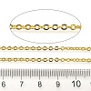 Rack Plating Brass Cable Chains CHC-M001-01G-01-3
