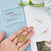 6Pcs 3 Colors Barss Fold Over Clasps FIND-FH0008-50-3