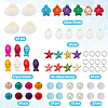 DIY Ocean Theme Bracelet Making Kit DIY-SC0023-34-2