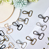 24Pcs 6 Colors Zinc Alloy Swivel Clasps FIND-SP0003-74-3