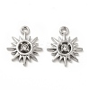 Rack Plating Alloy Rhinestone Pendants FIND-G044-09P-2