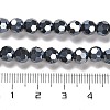 Electroplate Opaque Glass Beads Strands LS-EGLA-A035-P6mm-A18-4