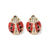 Alloy Enamel Rhinestone Pendants FIND-L024-17A-G-1