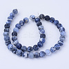 Natural Sodalite Beads Strands X-G-Q462-6mm-07-2