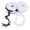 2Rolls 2 Colors Floral Polyester Lace Ribbon OCOR-TA0002-66-3
