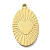 Ion Plating(IP) 316L Surgical Stainless Steel Pendants STAS-M317-01G-1