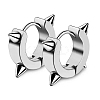 Stainless Steel Hoop Earrings PW-WG73897-06-1