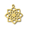 5Pcs 201 Stainless Steel Pendants STAS-Z068-02G-02-1