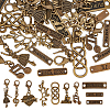 40Pcs 10 Style Alloy Pendants Decorations HJEW-BC00063-1