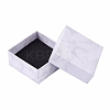 Square Kraft Cardboard Jewelry Boxes AJEW-CJ0001-19-9