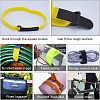 SUPERFINDING 16Pcs 8 Color Reusable Nylon Cable Ties FIND-FH0002-20-6