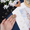 20Pcs Brass Leverback Earring Findings KK-BBC0023-86-3