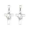 201 Stainless Steel Pendants STAS-K310-01B-P-1