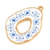 Printed 304 Stainless Steel Pendants SA-CBA7467-05G-01-2