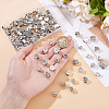 120Pcs 15 Styles Tibetan Style Alloy European Beads MPDL-ME0001-01-3
