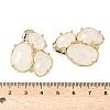 Natural Quartz Crystal Links connectors G-E526-28K-3