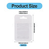 160Pcs Plastic Yin-yang Resealable Bags with Visible Window ABAG-TA0001-94C-4