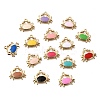 Alloy Enamel Pendants FIND-H066-07G-1