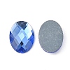 Electroplate Glass Cabochons GGLA-R007-04-1
