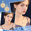 12Pcs 304 Stainless Steel Pendants STAS-UN0032-34-6