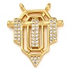 Brass Micro Pave Cubic Zirconia Pendants KK-K339-10B-01-1