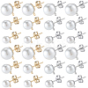 304 Stainless Steel Stud Earring Findings EJEW-SP0001-17G-1