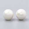 Spray Painted Style Acrylic Beads MACR-T010-16mm-3
