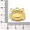 304 Stainless Steel Pendant Cabochon Settings STAS-E545-04C-G-3